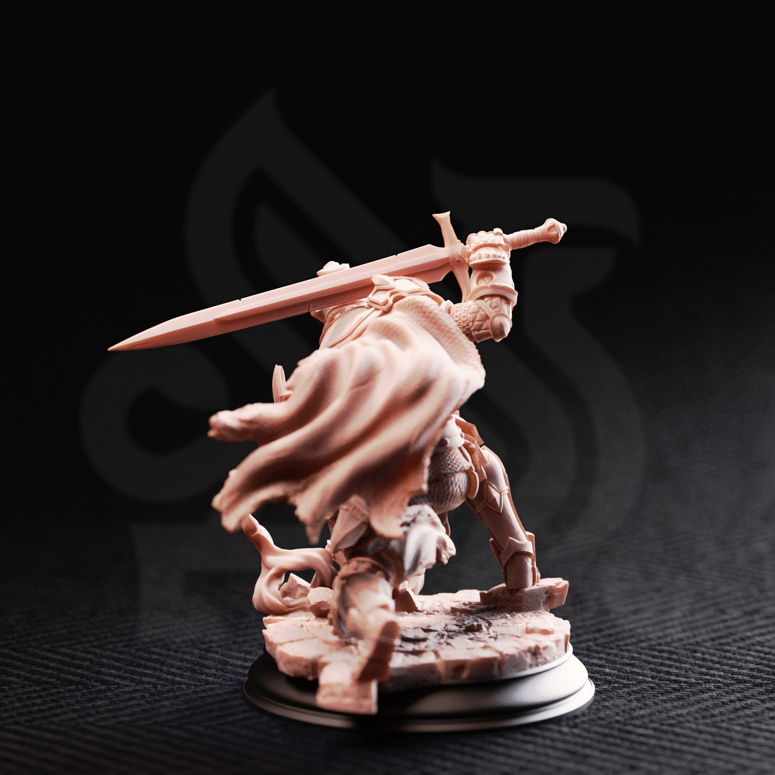 Unpainted resin miniature of Arcane Armour of the Bastion — view 6 of 6