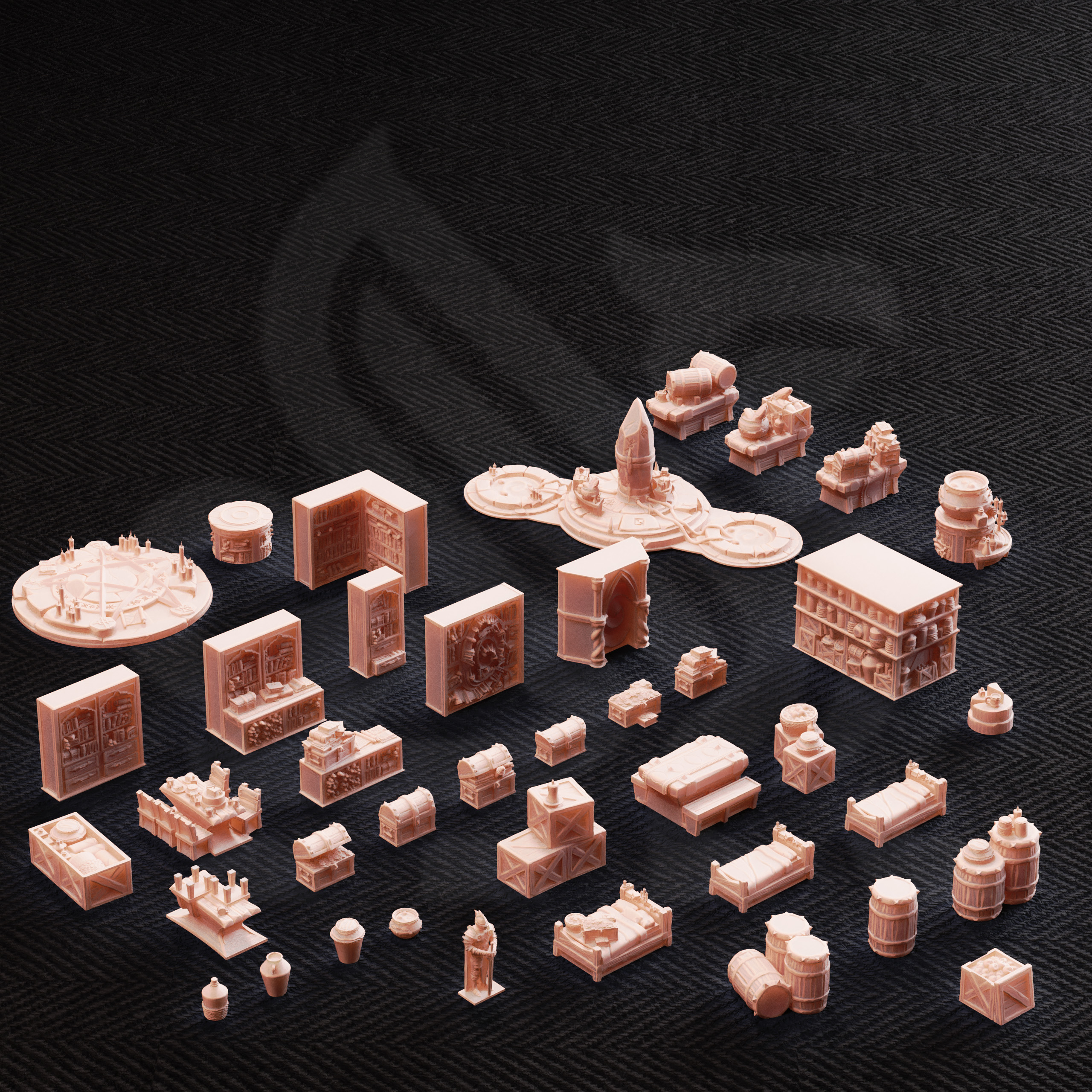 Unpainted resin miniature of Bastion of the Wandering Mage — view 5 of 6