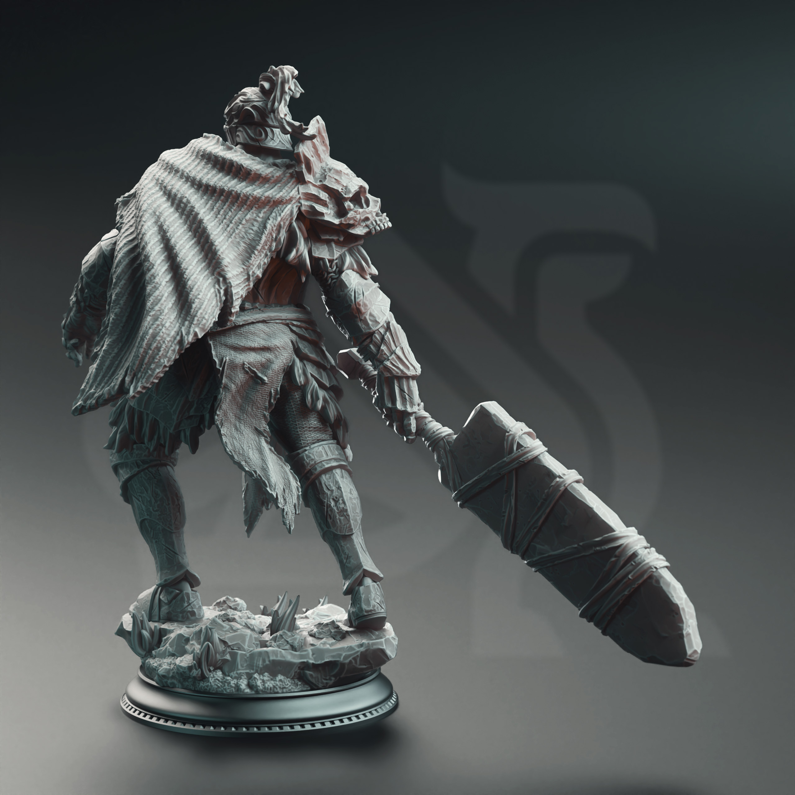 Unpainted resin miniature of Buderim Shakes-the-Ground - Colossal Executioner — view 3 of 4
