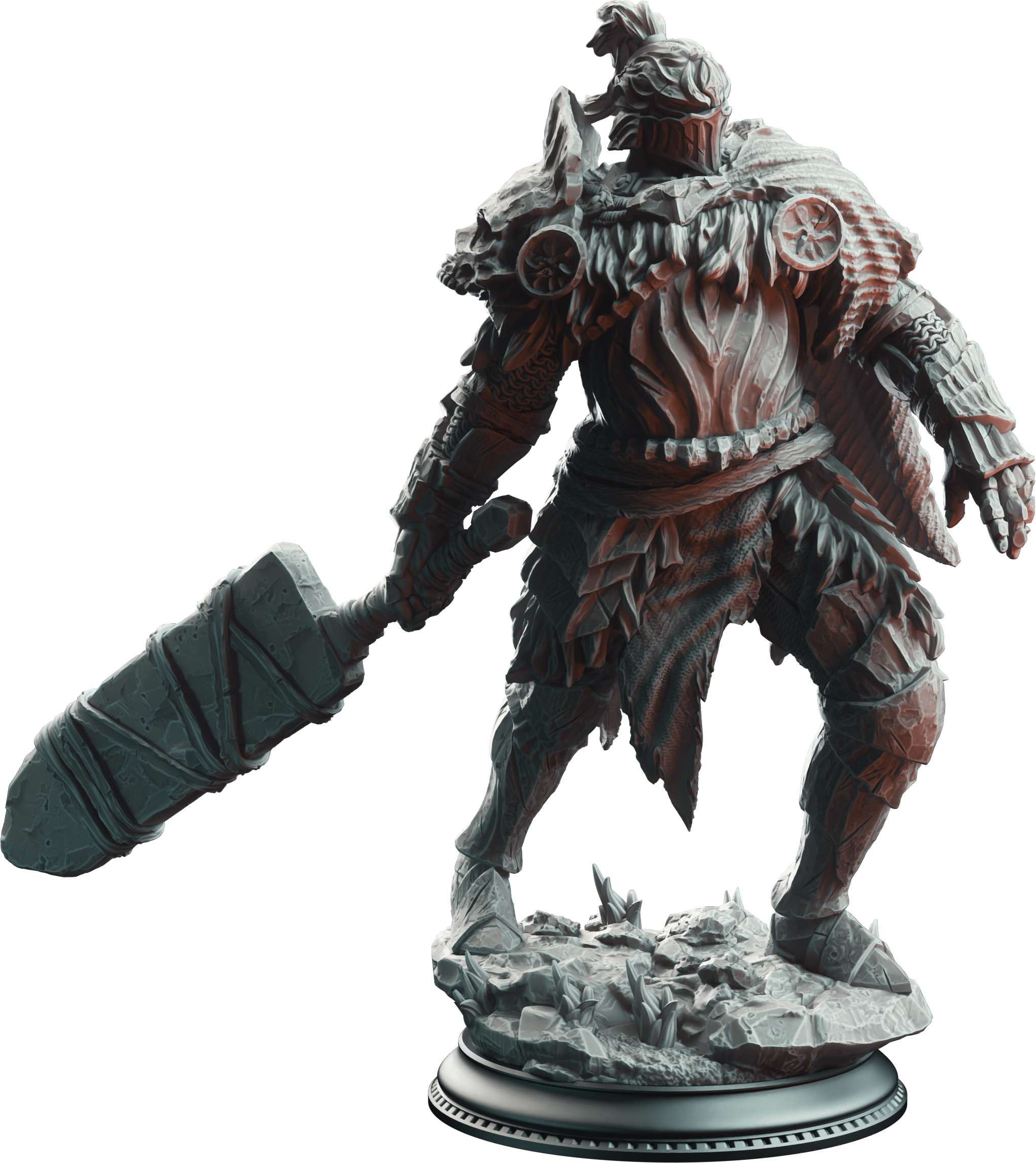 Unpainted resin miniature of Buderim Shakes-the-Ground - Colossal Executioner — view 4 of 4